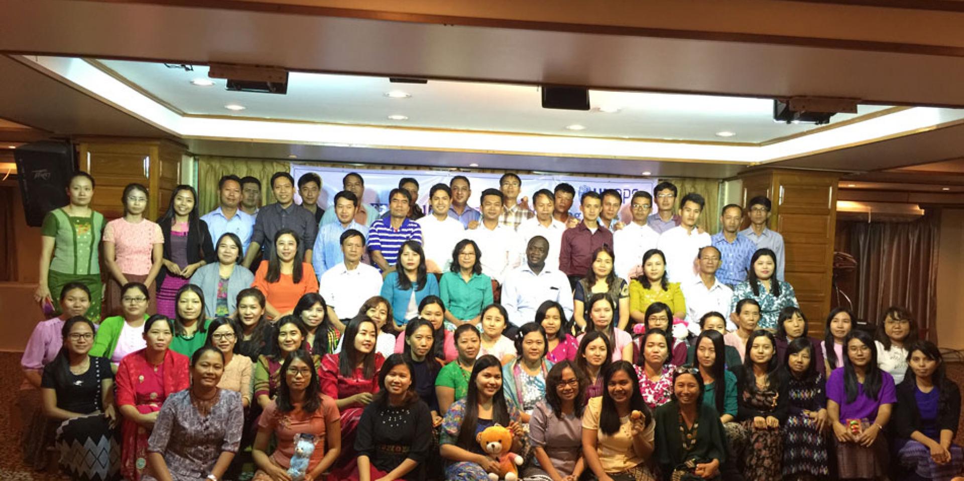 UNOPS FFAs at the half-yearly meeting in Yangon, 2017
