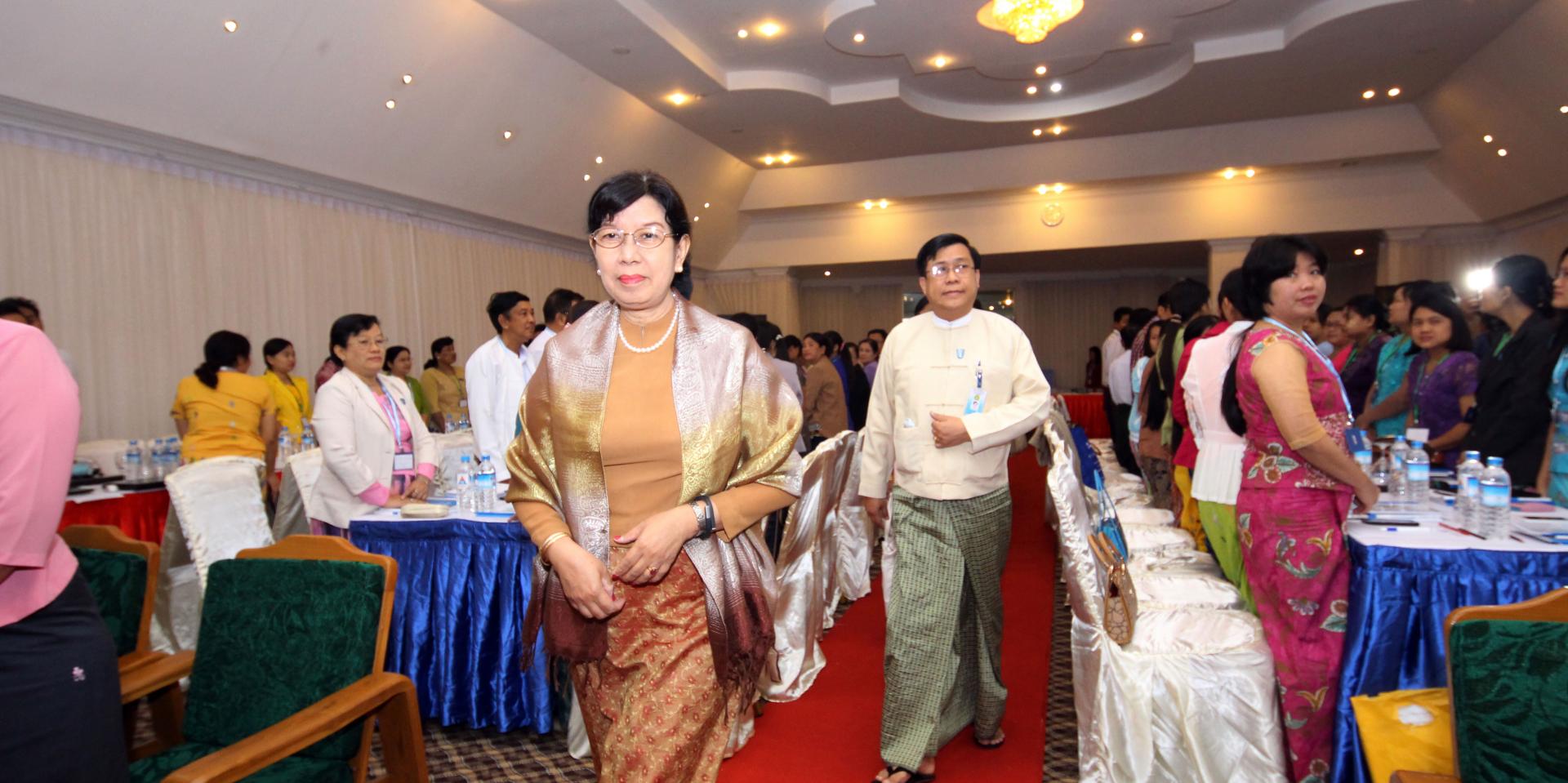 Opening session of the training on Advocacy and Capacity Building on System Strengthening of Township Health Departments, Nay Pyi Taw, 11-12 March 2015