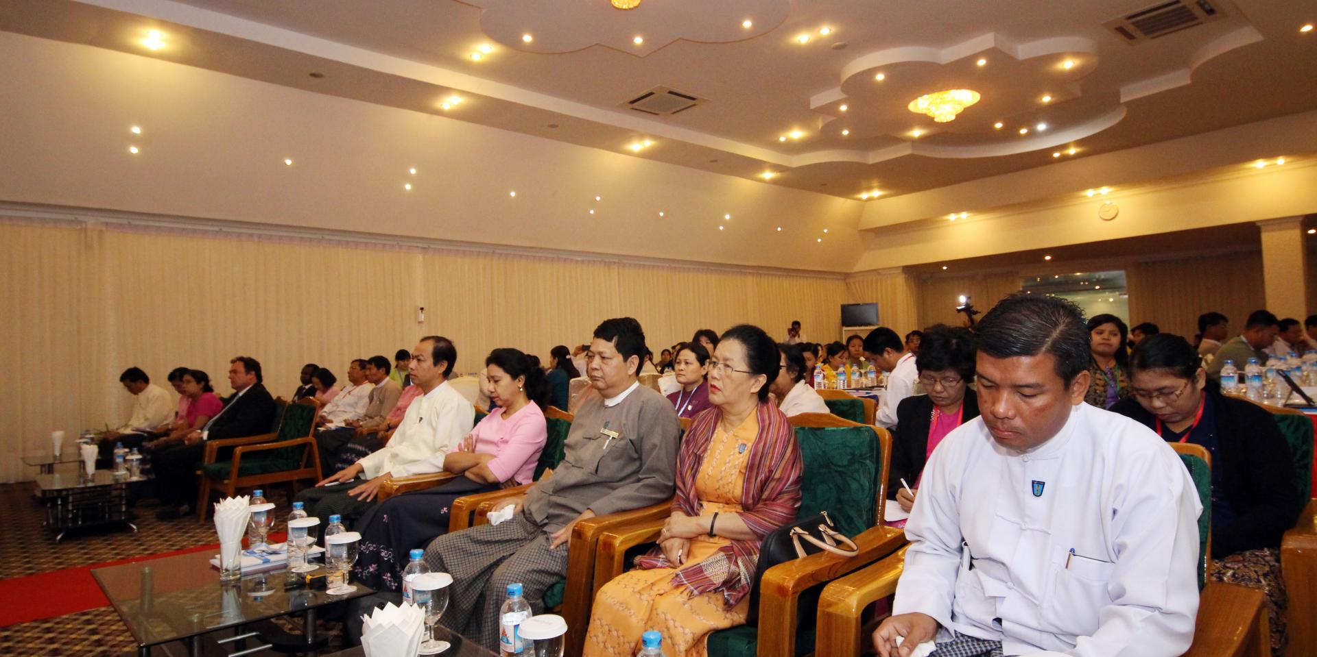 Opening session of the training on Advocacy and Capacity Building on System Strengthening of Township Health Departments, Nay Pyi Taw, 11-12 March 2015