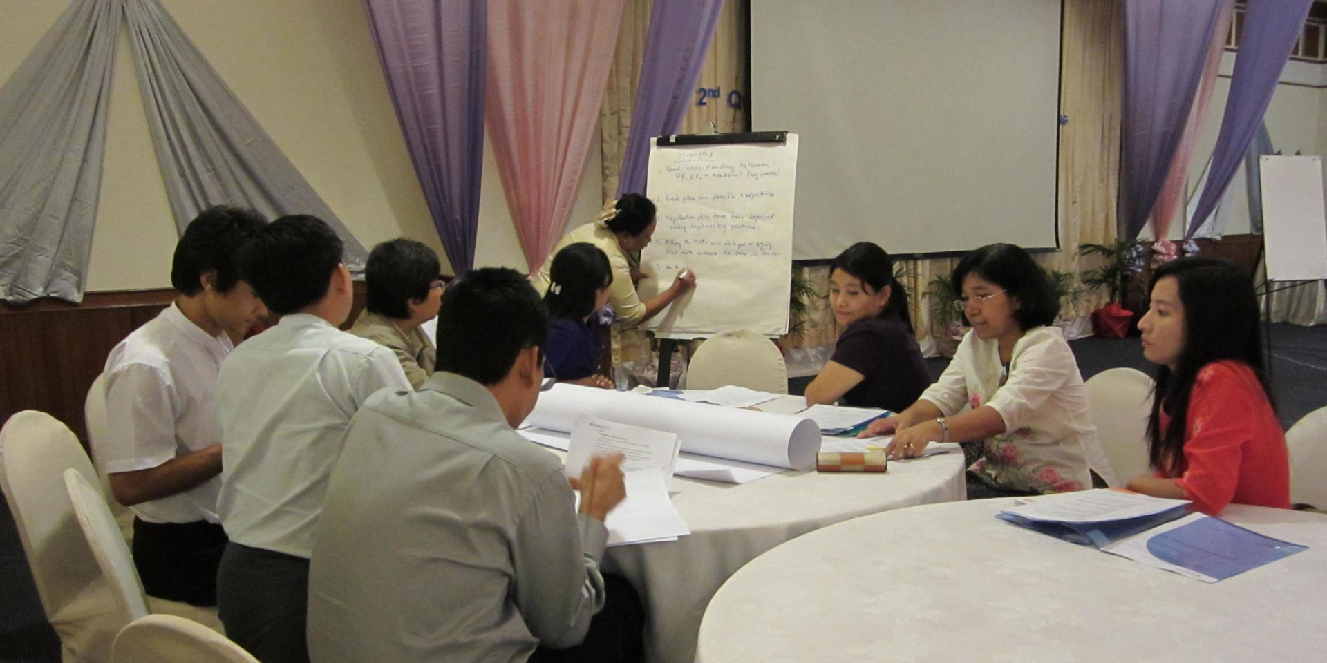 Interactive discussions during quarterly review meeting with SRs