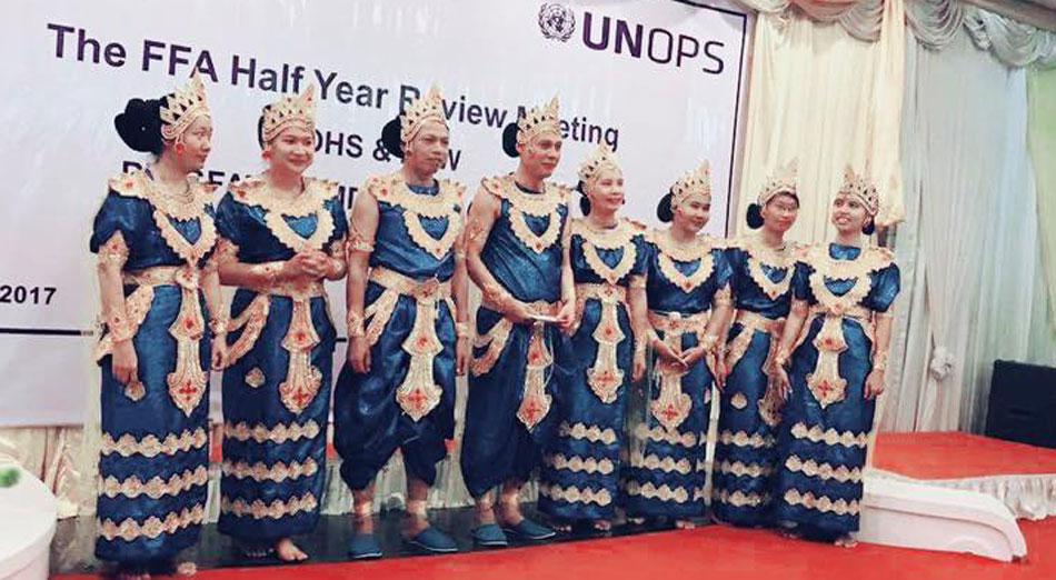 UNOPS FFAs at the half-yearly meeting in Pyin Oo Lwin, 2017
