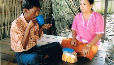 Daw Than Than Yee provides directly observed treatment for tuberculosis