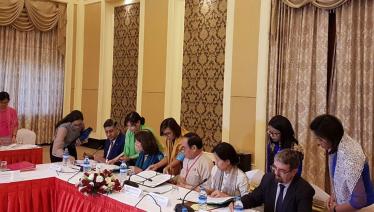 Signing ceremony of ‘Global Fund NFM-2 Grant Agreements (2018-2020)’