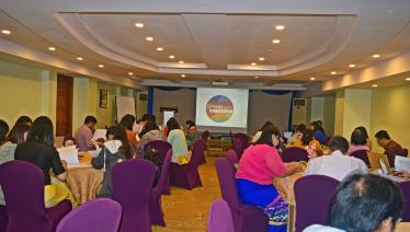 Partners at the financial reporting and internal controls workshop, Yangon Photo: UNOPS
